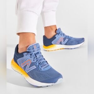 New Balance Women's 6 (Fits Like 5.5) Lavander Yellow Cushioned Running Sneakers